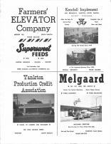 Farmers Elevator Co., Supersweet Feeds, Kendall Implement, Yankton Production Credit Asso., Melgaard, Yankton County 1968